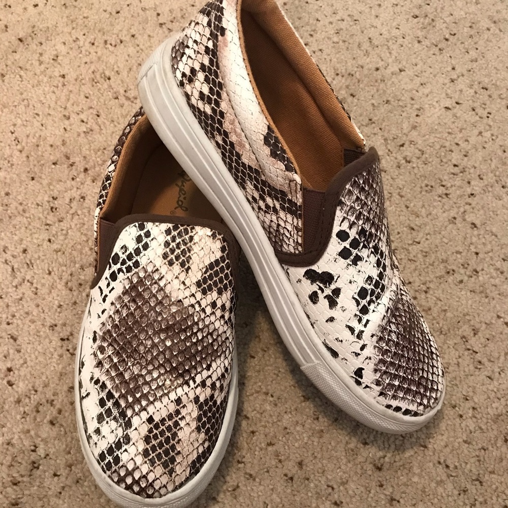 Snakeskin sneakers